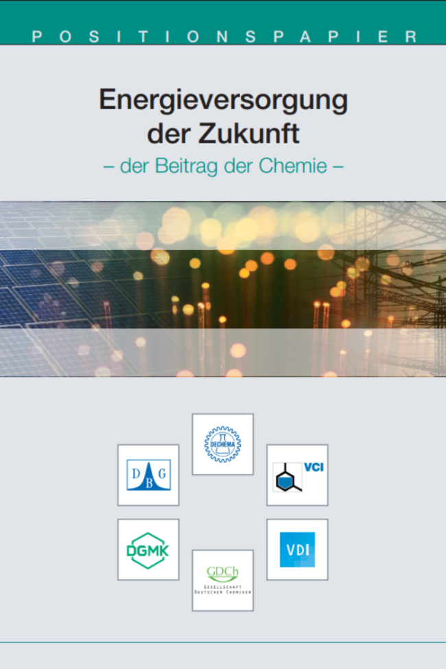 Positionspapier: Energieversorgung der Zukunft