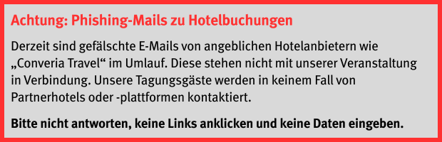 Achtung Phishing-Mails zu Hotelbuchungen